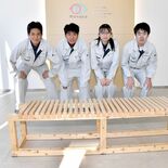 地域への思い詰め込んだベンチ 真岡工業高生が製作、monacaへ寄贈 …