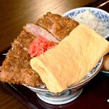 器あふれるボリューム　大関殿様丼　とんかつ福じ（大田原）