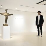 小山の彫刻家生井さん、車屋美術館で個展　作品と空間、静寂を融合し魅力引…