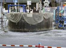 地盤を固める 薬液注入開始