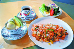 コーヒー＆軽食　ジュエルバターライス（エビ）＋ジュエルセット