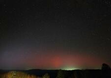 北海道でオーロラ観測