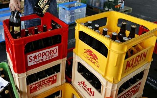 　ビール配送の準備＝２０２１年、名古屋市
