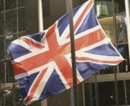 イギリスの国旗(ゲッティ=共同)