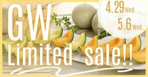 産地直送通販サイト「ＪＡタウン」で 茨城県「ＧＷ限定 メロン特価キャン…