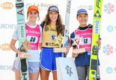 ジャンプ女子、丸山希が３位