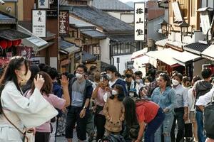 　昨年１０月、観光客らでにぎわう京都市内の観光地