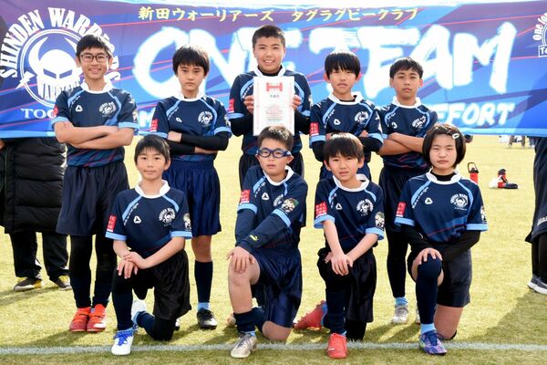 カップトーナメント準優勝の新田ウォーリアーズブレイブ