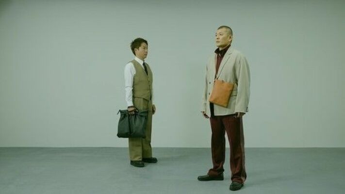 ｎｏｇａｋｅのＣＭに出演するＵ字工事の益子さん（右）と福田さん