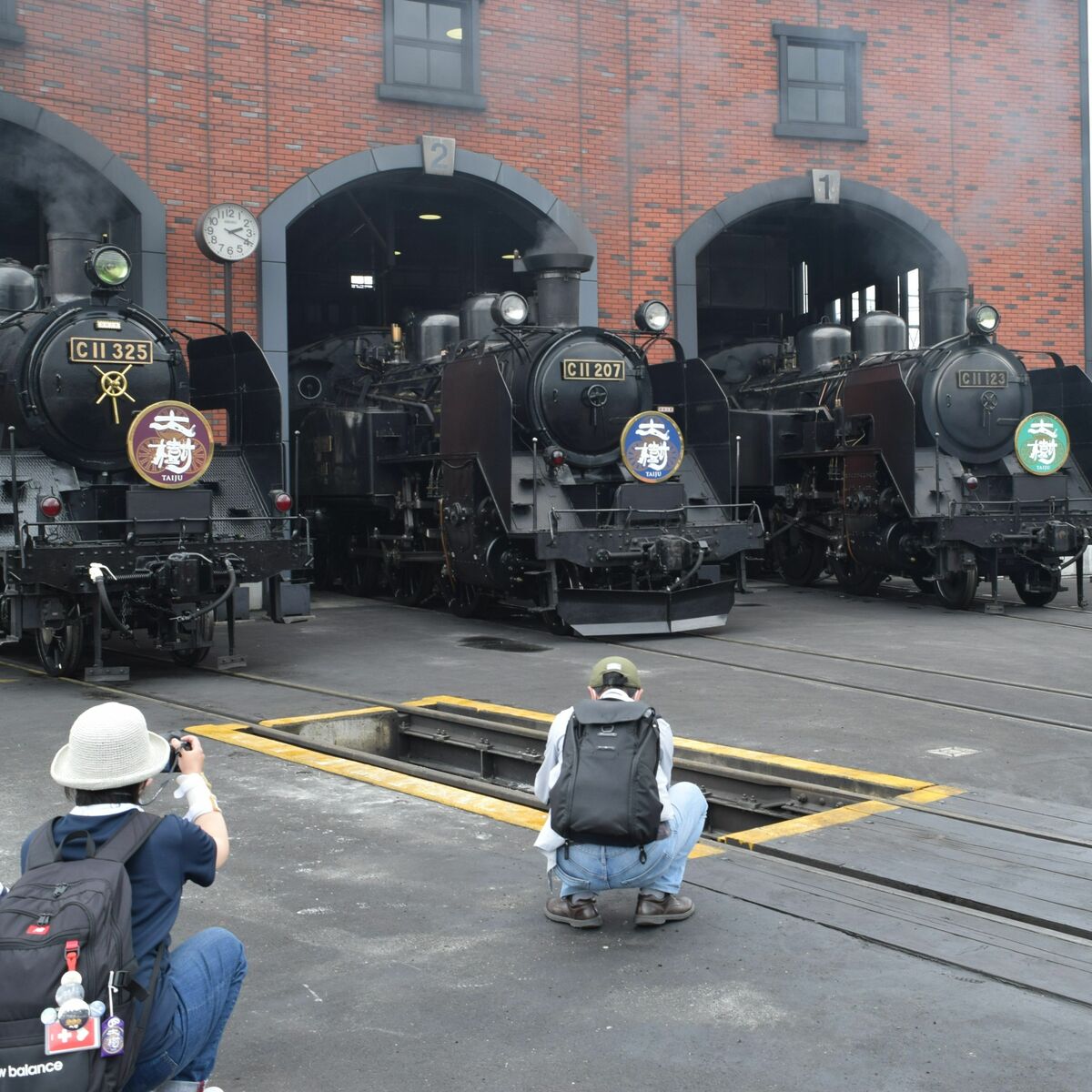 SL大樹3両そろい踏み 下今市駅にファン500人｜県内主要,地域の話題
