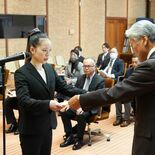 栃木県スポーツ顕彰授与式 優秀選手賞特別賞の競泳・松下知之ら8団体15…