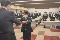 栃木県内の企業で内定式　オンラインから対面復活の動き