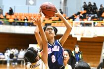 ミニバスケＵ１２県後期トップリーグ（女子２次リーグ最終日）