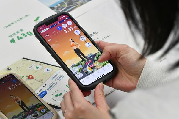 炭素アクションを奨励するＳＰＯＢＹの画面