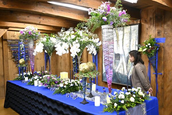 ギャラリー蔵で開かれている作品展