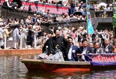 八代目尾上菊五郎さん船乗り込み