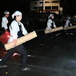 空に迫力満点の火柱を　地元有志が２０日夜に手筒花火を披露へ　益子