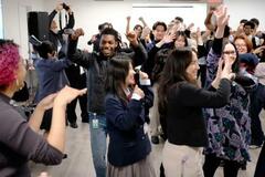 沖縄の若者、NYで交流会