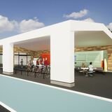 足利の新施設「リバープラザ」今秋開所へ　渡良瀬川河川敷、森高千里さんの歌碑移設は取りやめ