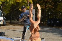 チェーンソーカービングアートショー　佐野