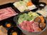 夕食の例（すき焼き）