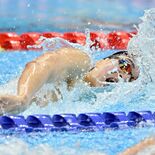 競泳松下が“本命”へ満足のレース　日本選手権200メートル自由形で準優…