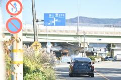 右折箇所間違え 集落に迷い込む