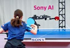 ＡＩロボ、卓球選手に勝利