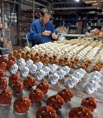 小砂焼 えとの置物作り　那珂川