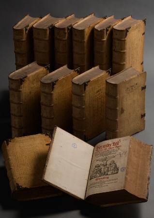 ヴィッテンベルク版 ルタードイツ語著作全集(全12巻)1548~1559年、印刷博物館蔵
