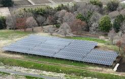 「風の広場」へ太陽光発電　
