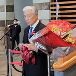 「県民に近い県政目指す」　史上初の６選、福田知事が初登庁