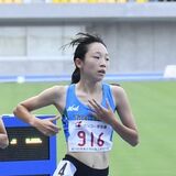 関東中学陸上　女子1500ｍ・萩原汐音（七井）は２位　一時先頭も「足が全然動かなかった」