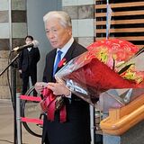 「県民に近い県政目指す」　史上初の６選、福田知事が初登庁