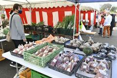 焼き肉丼試食などＪＡまつり盛況