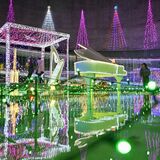 大田原・那須野が原ハーモニーホール、３万球のイルミ点灯　ピアノやハーブ、ホールならではの輝き