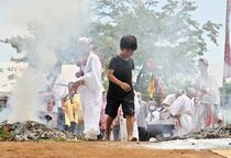 金乗院で火まつり　那須塩原