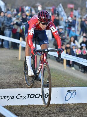 優勝が期待されるブリッツェンの沢田＝２０２４年全日本選手権より