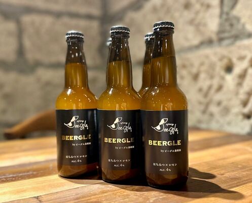 クラフトビール「ＢＥＥＲＧＬＥ　はちみつ×レモン」