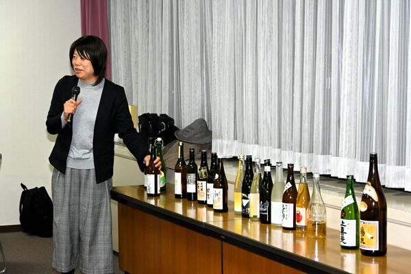 土田酒造の「シン・ツチダ」への思いを語る斎藤さん