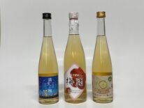 島崎酒造がコラボ「ご当地梅酒」　28日から道の駅などで発売　