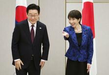 【日韓首脳会談】首相、中国にらみ結束誇示