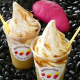 秋の味覚をひんやりと　焼き芋ソフト　サツマイモ専門店 めおとや農園（宇都宮）