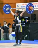 酒井（小山西）４９キロ級２位 重量挙げ女子