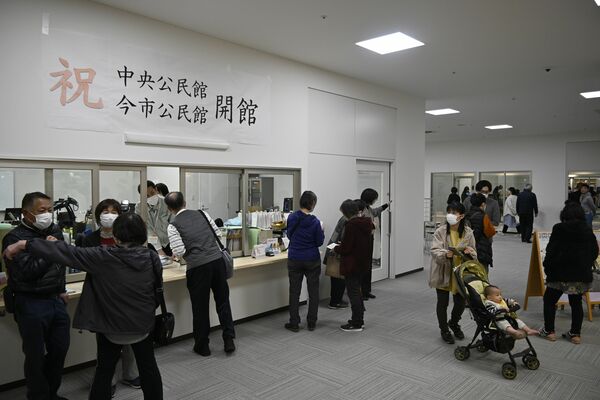 イオン今市店２階に開館した中央公民館