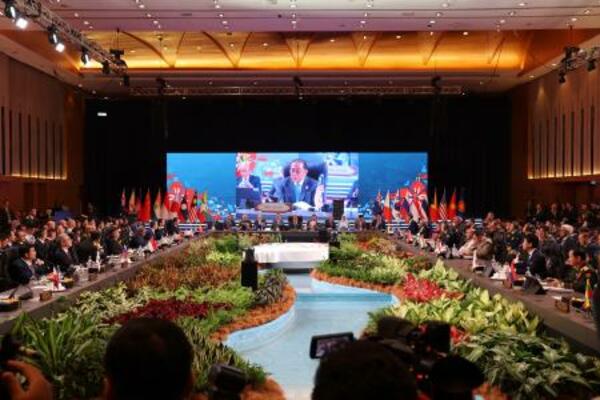 　マレーシア・クアラルンプールで開かれたＡＳＥＡＮ拡大国防相会議＝１日（共同）