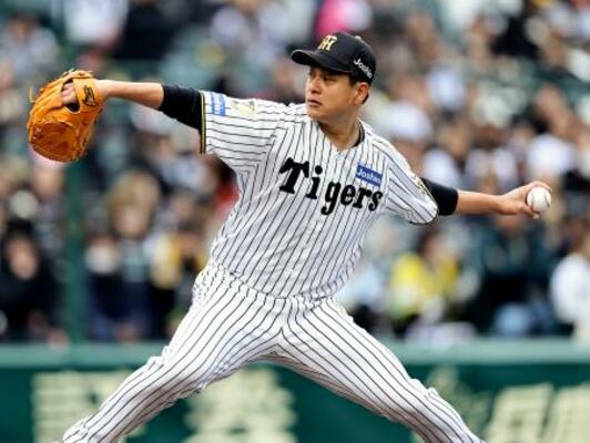 　ソフトバンク戦に先発し、３回無失点と好投した阪神・大竹＝甲子園