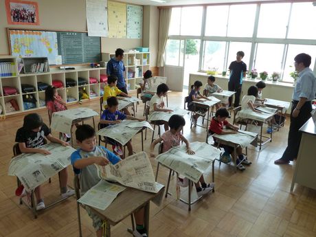 「5W1H」学ぶ/那須塩原市波立小|NIE(しもつけ新聞塾)|NIE(しもつけ新聞塾)|下野新聞デジタル