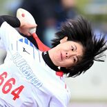 杉山（ブルーバード）が大会新で栄冠　陸上県小学生大会・女子ジャベリック…