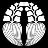 田村車前草（たむらおおばこ）〈植物紋　車前草〉